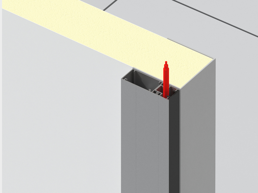 Обогрев периметра рамы для низкотемпературных дверей.